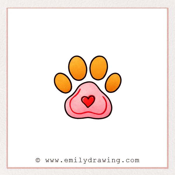 Preview of Dog Paw drawing